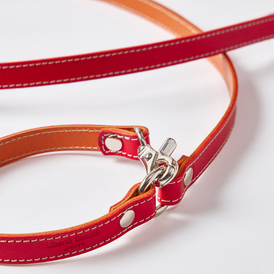 Classic Leather カフェリード|植物タンニンなめし本革の犬用リード 全長約109cm - Liberté Beauté