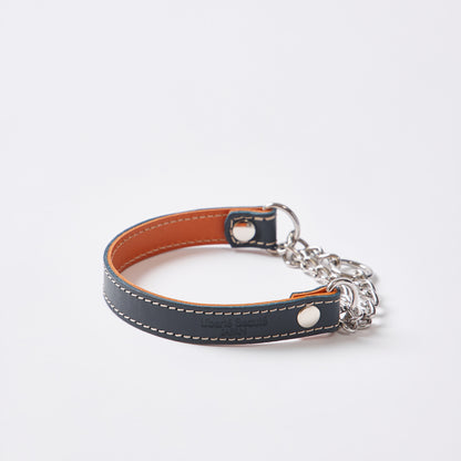 Classic Leather ハーフチョーク Sサイズ｜植物タンニンなめし本革の犬用首輪 - Liberté Beauté