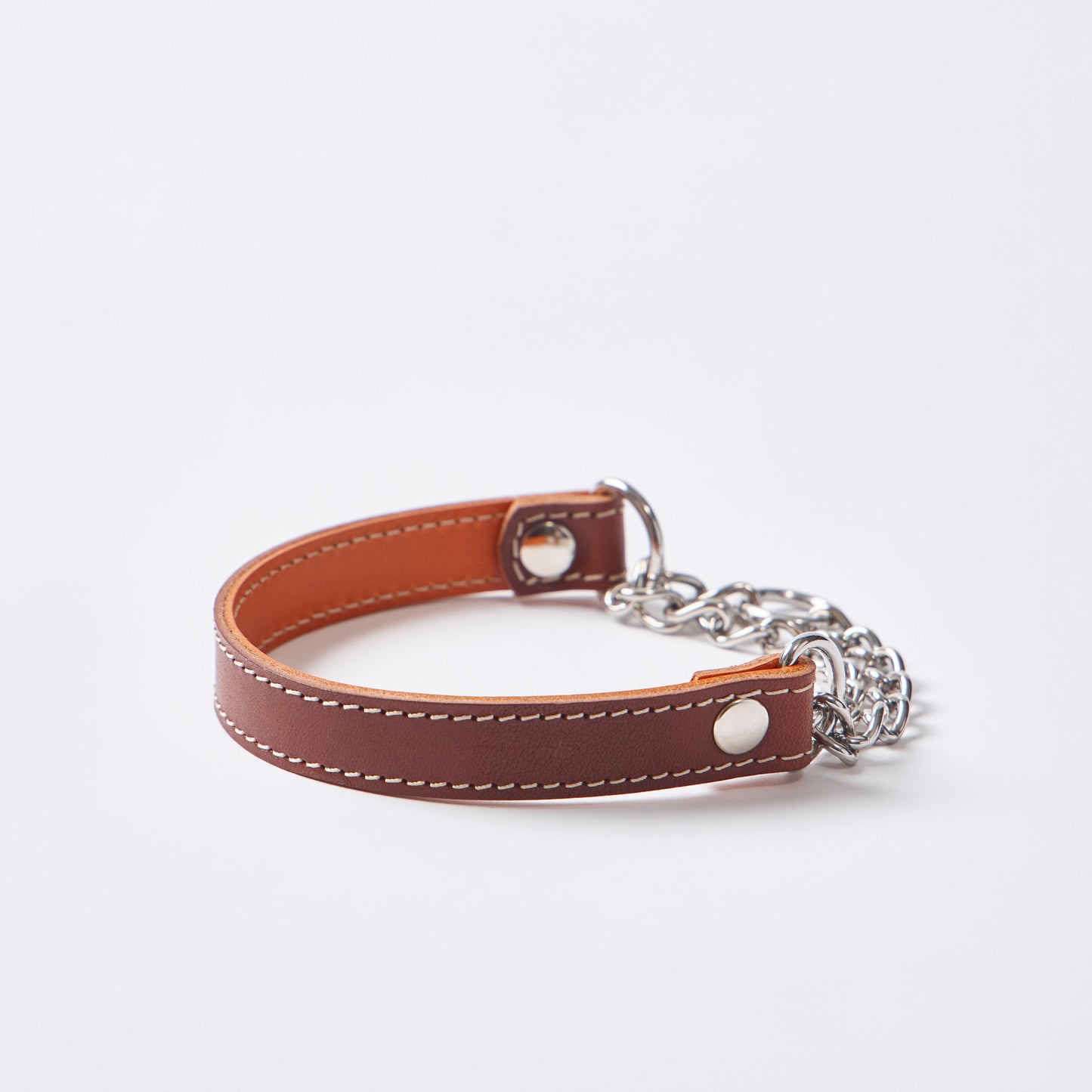 Classic Leather ハーフチョーク Sサイズ｜植物タンニンなめし本革の犬用首輪 - Liberté Beauté