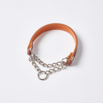 Classic Leather ハーフチョーク Sサイズ｜植物タンニンなめし本革の犬用首輪 - Liberté Beauté