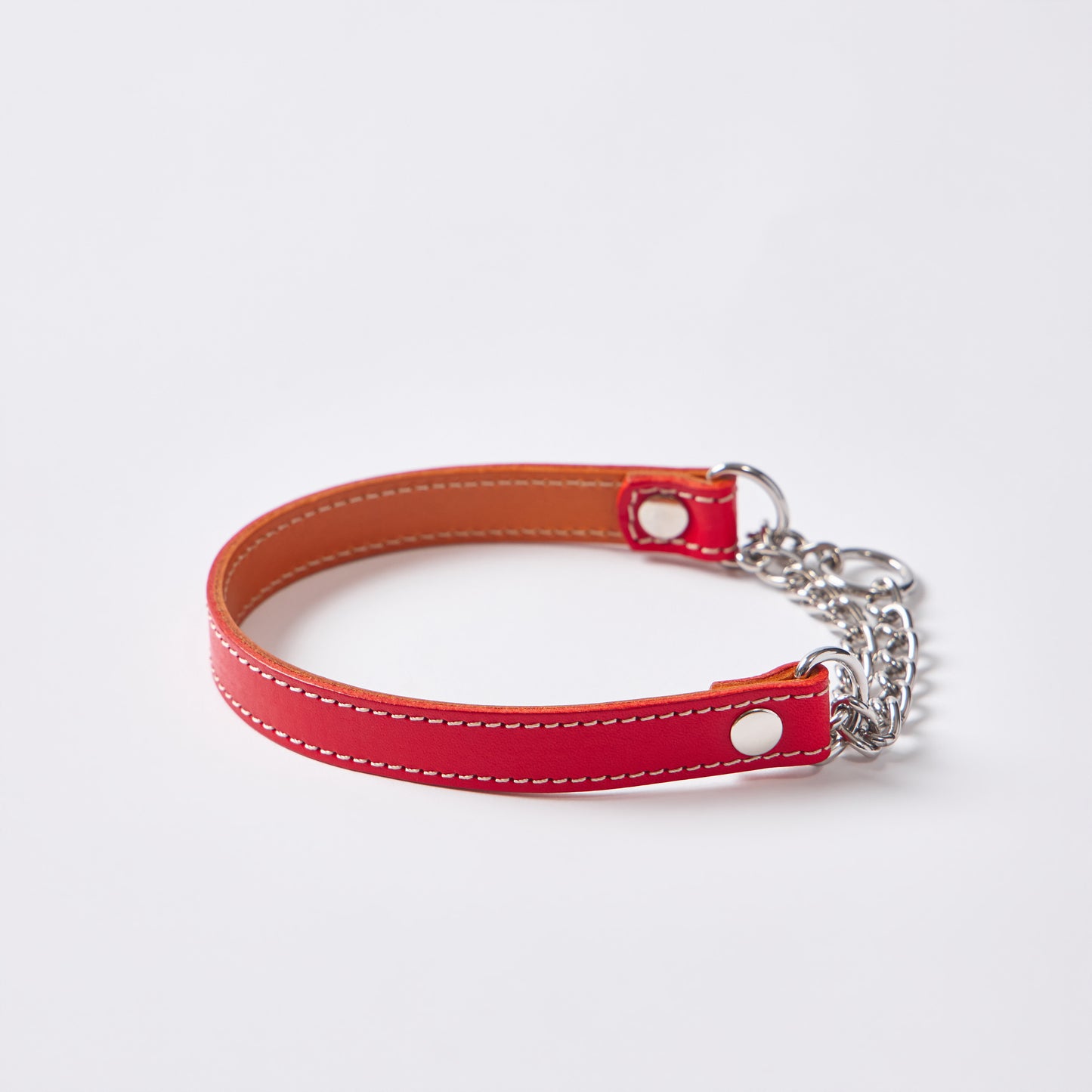 Classic Leather ハーフチョーク Mサイズ｜植物タンニンなめし本革の犬用首輪 - Liberté Beauté