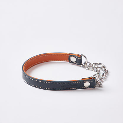 Classic Leather ハーフチョーク Mサイズ｜植物タンニンなめし本革の犬用首輪 - Liberté Beauté