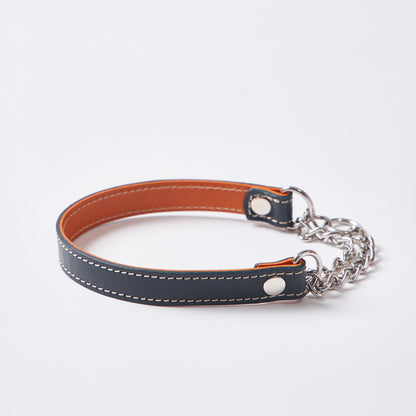 Classic Leather ハーフチョーク Mサイズ｜植物タンニンなめし本革の犬用首輪 - Liberté Beauté