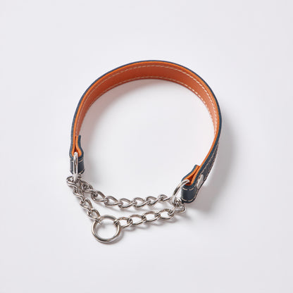 Classic Leather ハーフチョーク Mサイズ｜植物タンニンなめし本革の犬用首輪 - Liberté Beauté