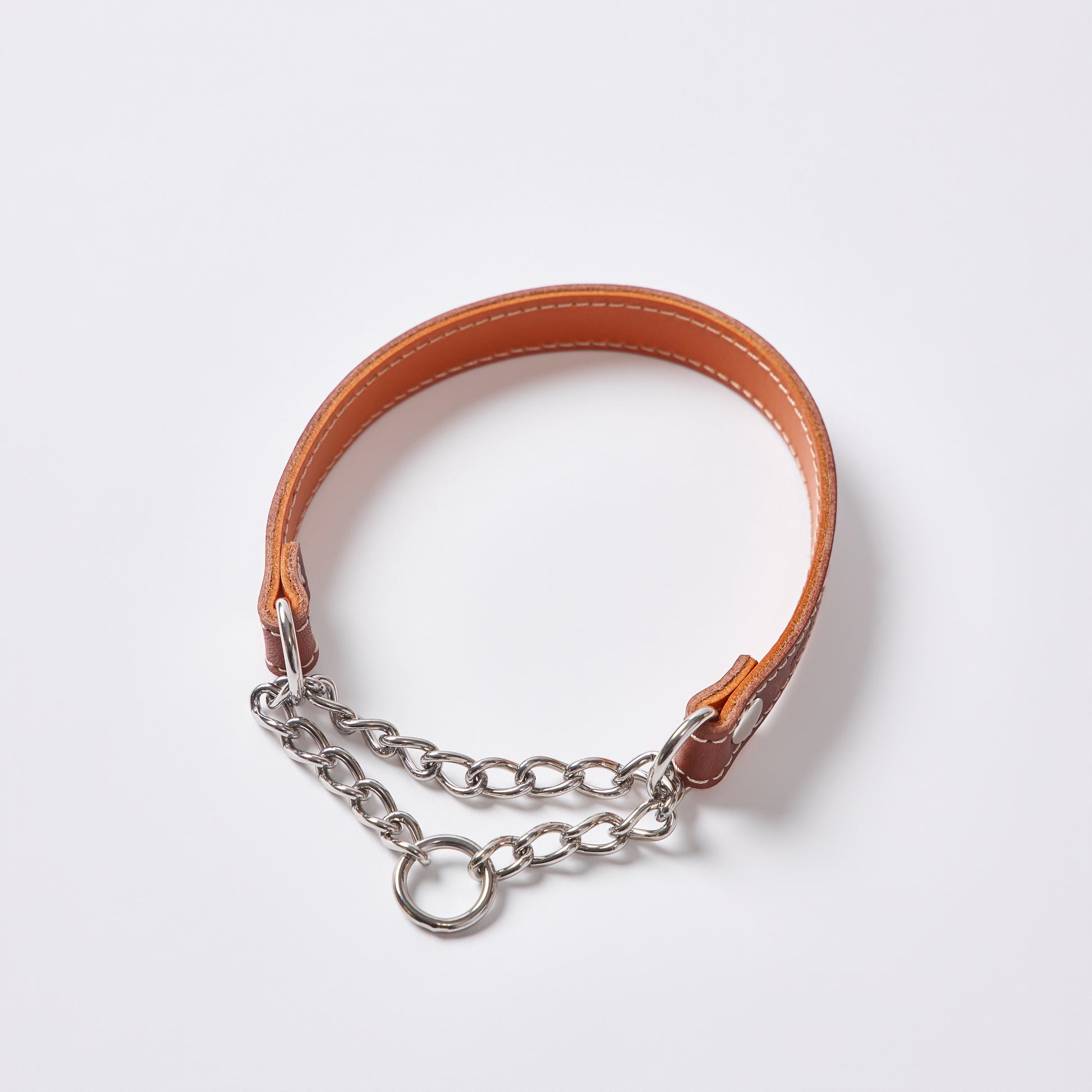 Classic Leather ハーフチョーク Mサイズ｜植物タンニンなめし本革の犬用首輪 - Liberté Beauté