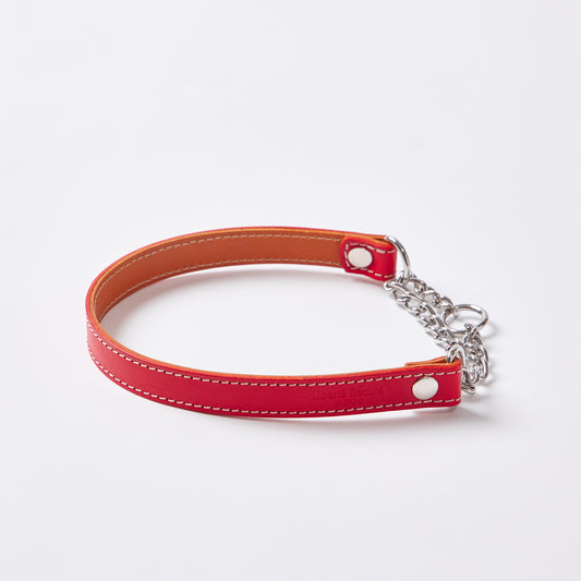 Classic Leather ハーフチョーク Lサイズ｜植物タンニンなめし本革の犬用首輪 - Liberté Beauté
