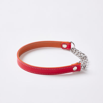 Classic Leather ハーフチョーク Lサイズ｜植物タンニンなめし本革の犬用首輪 - Liberté Beauté