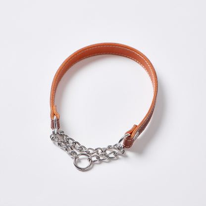 Classic Leather ハーフチョーク Lサイズ｜植物タンニンなめし本革の犬用首輪 - Liberté Beauté