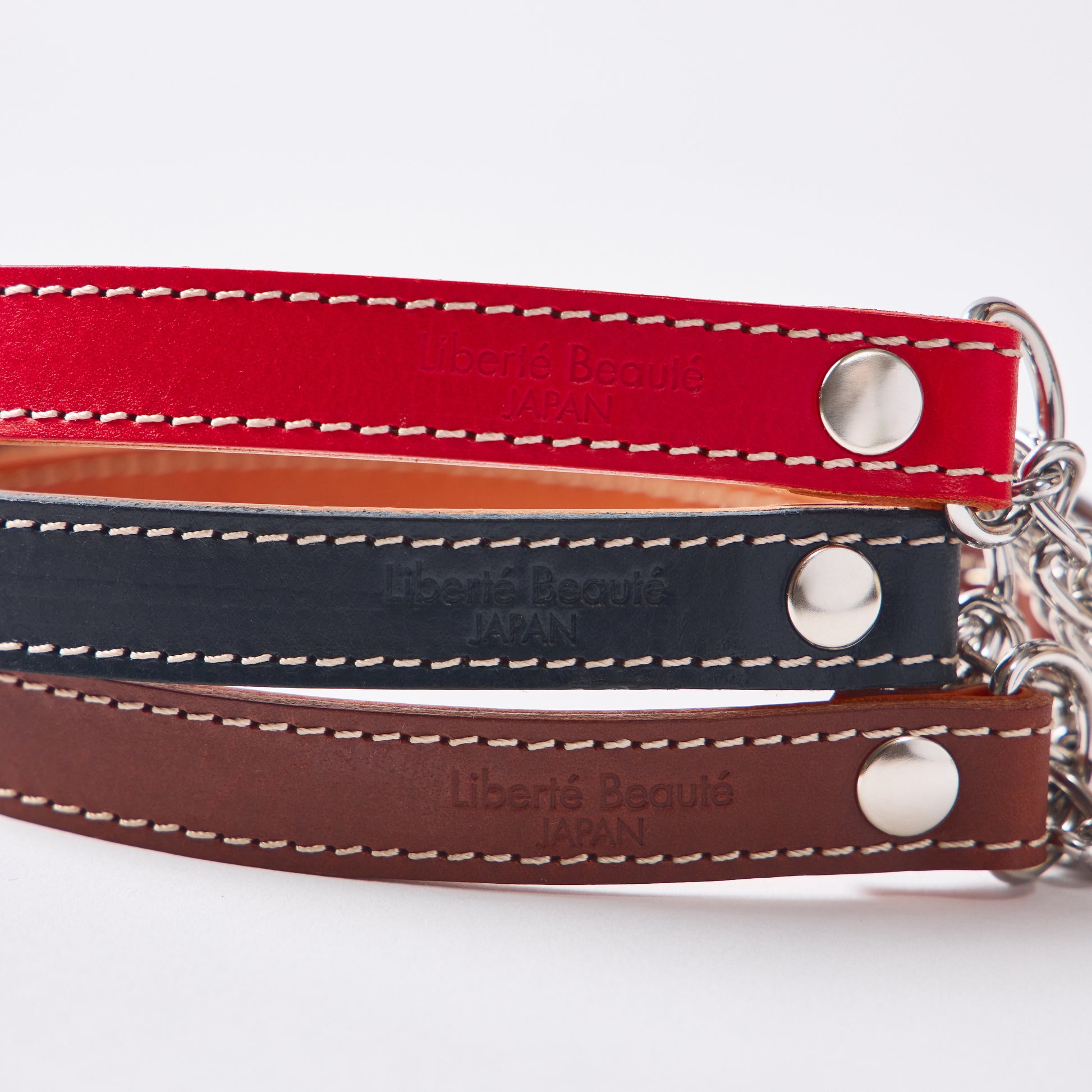Classic Leather ハーフチョーク Lサイズ｜植物タンニンなめし本革の犬用首輪 - Liberté Beauté