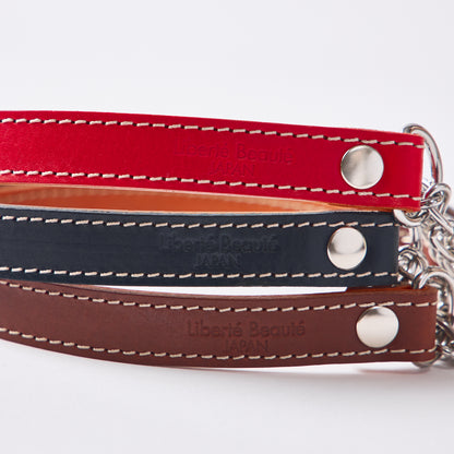 Classic Leather ハーフチョーク Lサイズ｜植物タンニンなめし本革の犬用首輪 - Liberté Beauté