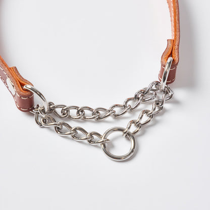 Classic Leather ハーフチョーク Lサイズ｜植物タンニンなめし本革の犬用首輪 - Liberté Beauté