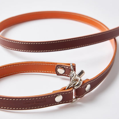 Classic Leather カフェリード｜植物タンニンなめし本革の犬用リード - Liberté Beauté