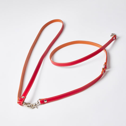 Classic Leather ショルダーリード｜植物タンニンなめし本革の斜め掛けできる犬用リード - Liberté Beauté